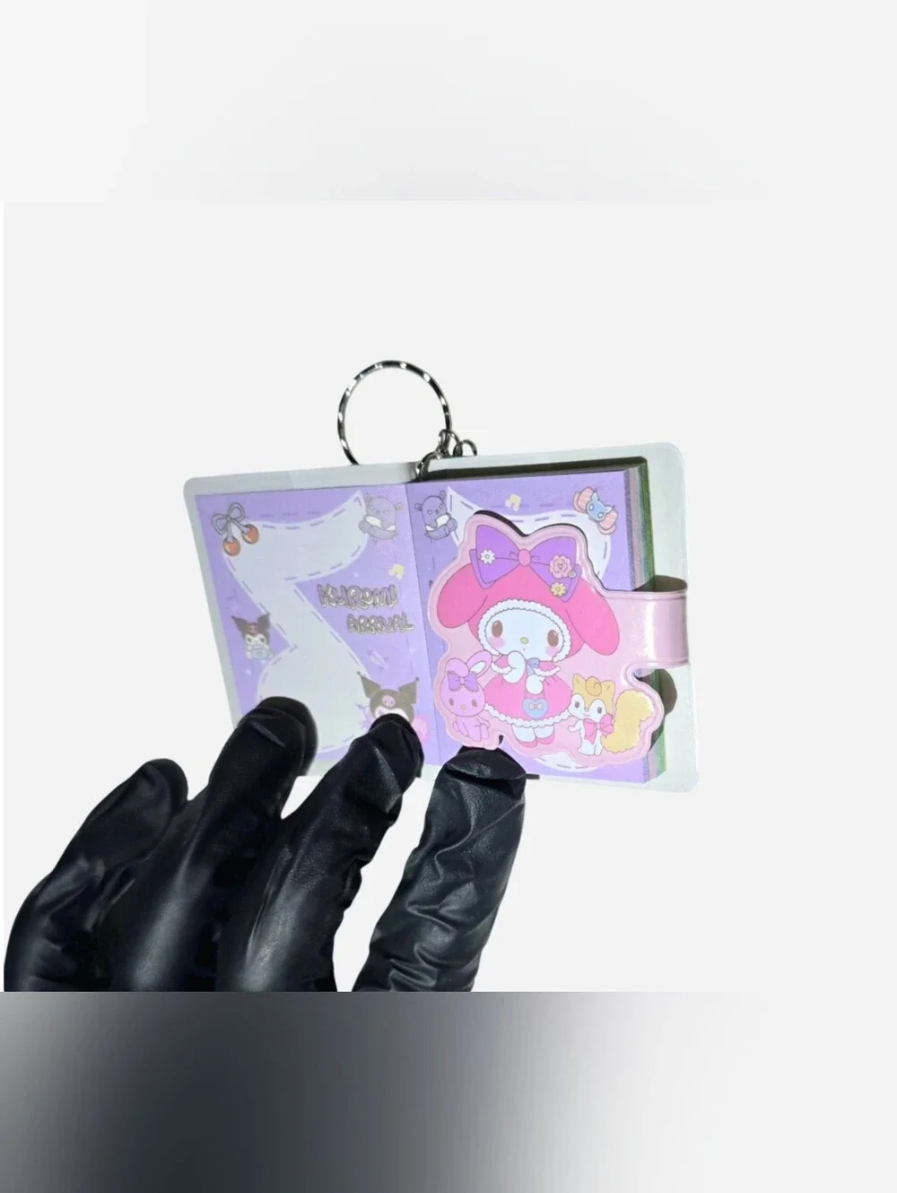 Sanrio My Melody Kawaii Mini Notebook Keychain NEW